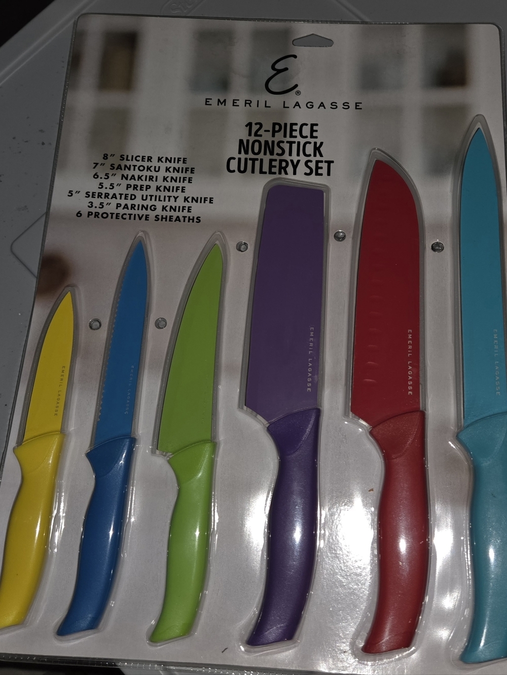 Emeril 12 Piece Non-Stick Cutlery Set - NWT